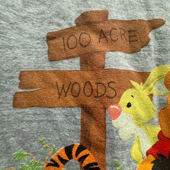 Winnie the Pooh All Good in the Woods Juniors’ T-Shirt Size Large - Picture 10 of 15
